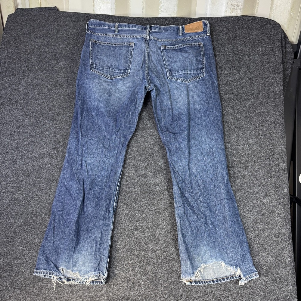 Old Navy Premium Denim Slim Straight Jeans Mens 38X30 Blue Cotton Medium Wash